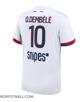 Billige Fotballdrakt Paris Saint-Germain Ousmane Dembele #10 Replika Bortedrakt 2025-26 Kortermet